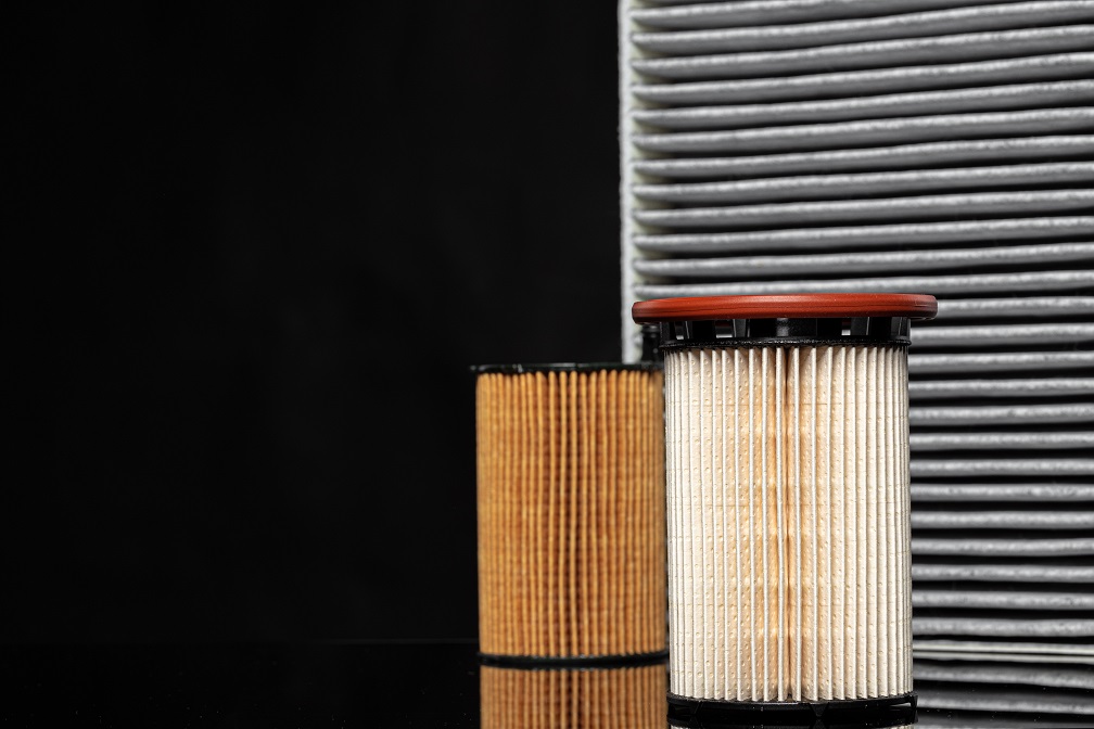 Different sizes and styles of air filter