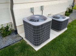 HVAC units outside